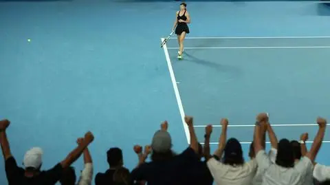 Ostatnia piłka wspaniałej przygody Świątek w Australian Open (WIDEO)