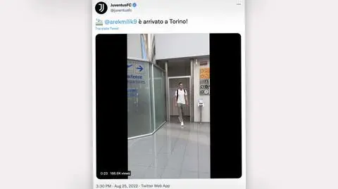 Arkadiusz Milik już Turynie. Juventus opublikował film