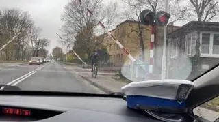 Rowerzysta też skończył z mandatem 