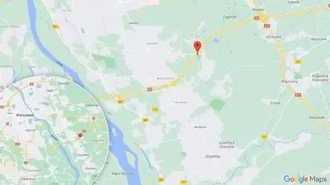 Wypadek na obwodnicy Warszawy. Zginął pieszy potrącony przez kierowcę