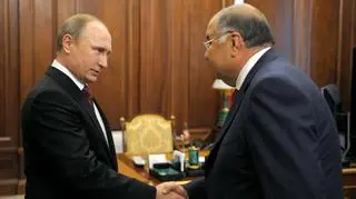 Władimir Putin i Aliszer Usmanow na zdjęciu z 30 czerwca 2015 roku