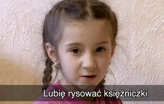 Ksenia lubi rysować księżniczki