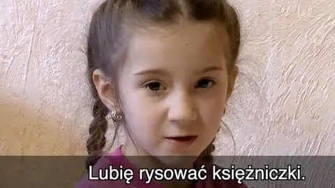 Ksenia lubi rysować księżniczki
