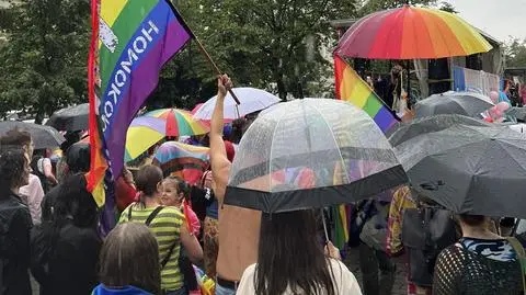 Marsz Równości przeszedł mimo ulewy 