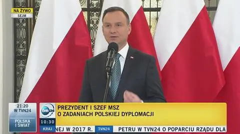 Prezydent o polityce zagranicznej: wzmacniamy naszą pozycję w UE i regionie