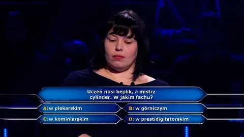 Keplik i cylinder w pytaniu z "Milionerów" za dwa tysiące złotych