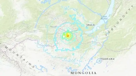 Trzęsienie ziemi na pograniczu Rosji i Mongolii 