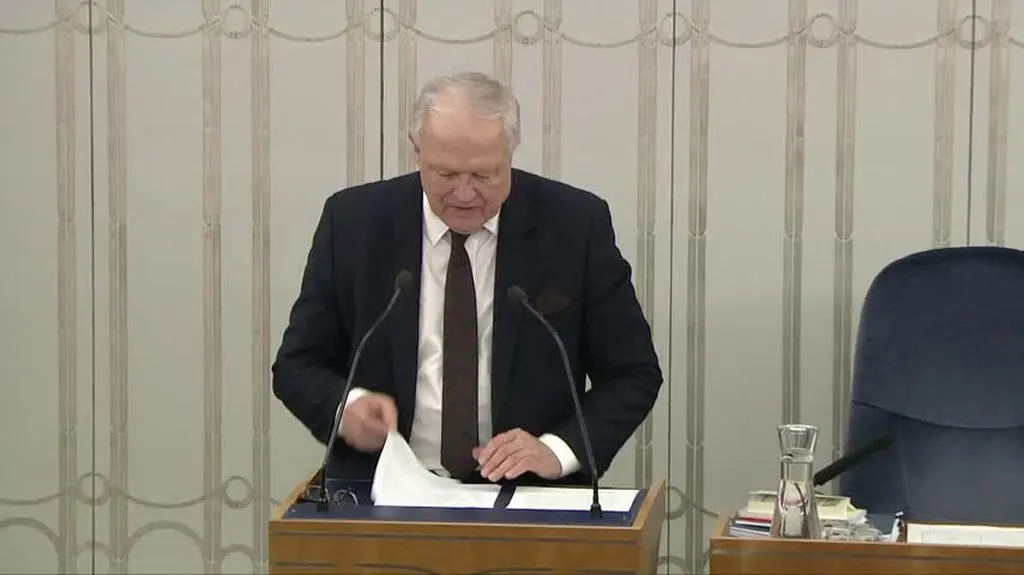 Druga część wystąpienia Stanisława Zabłockiego w Senacie