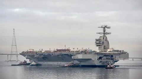 Nowy amerykański lotniskowiec USS Gerald R. Ford