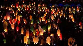 Noc Kupały 2012 - tysiące lampionów nad Poznaniem