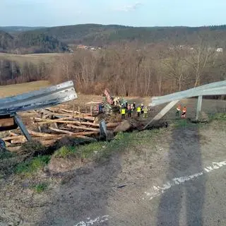 Wypadek w Leszczawie Dolnej