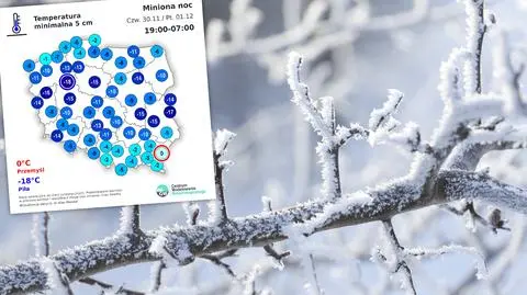 Przy gruncie -18 stopni. Rozpoczęła się meteorologiczna zima