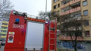 Wybuch w mieszkaniu na czwartym piętrze