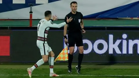 Ronaldo wpadł w furię, UEFA się tłumaczy