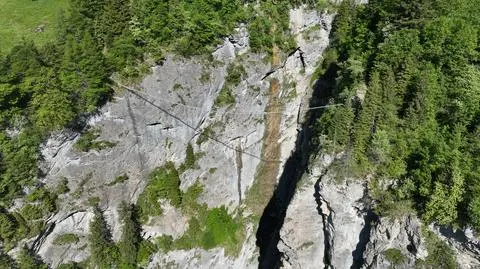 Most nepalski w Gimmelwald