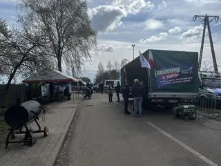 W Hrubieszowie już od tygodnia trwa protest rolników 
