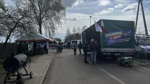 W Hrubieszowie już od tygodnia trwa protest rolników 