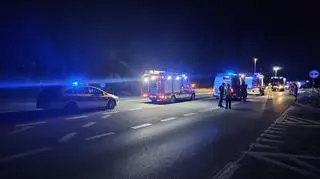 Samochód potrącił rowerzystów na obwodnicy Wrocławia