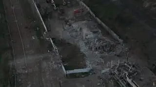 Kard z nagrania ze starć w zakładach Azowstal (12.05.2022)