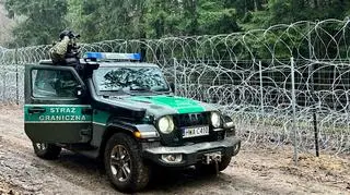 Border Guard unit patrolling the area