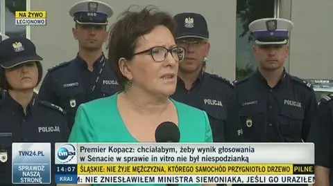 Kopacz o głosownaiu w Senacie ws