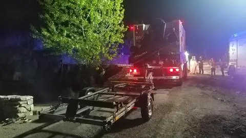 W akcji uczestniczyli strażacy, pogotowie i policja