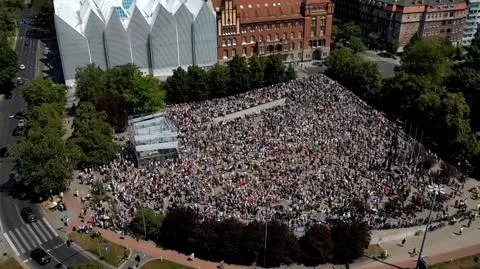 Szczecin. Protest 4 czerwca