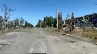 "Tak teraz wygląda Siewierodnieck. Po prostu równają wszystko z ziemią"