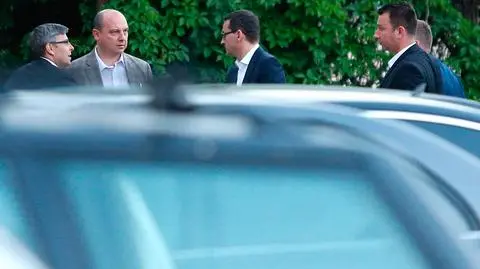 O godzinie 20. Mateusz Morawiecki przyjechał do Jastrzębia-Zdroju
