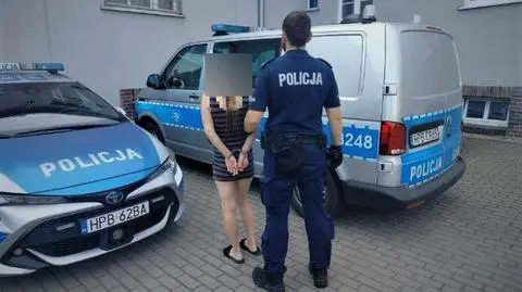 Przyniosła rzeczy zatrzymanemu partnerowi, sama trafiła do celi