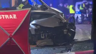 Wypadek na drodze krajowej nr 27