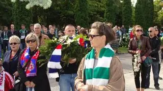 Na jego prośbę żałobnicy przyszli w szalikach piłkarskich