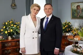 Andrzej Duda i Agata Kornhauser-Duda