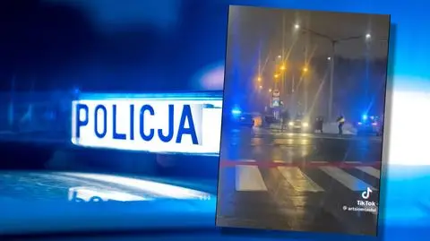 Potrącona policjantka w czasie pościgu w Gdańsku