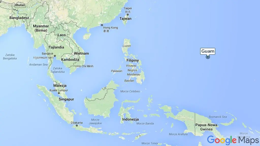 Na wyspie Guam leży baza Andersen