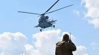Ukraiński śmigłowiec Mi-8. Zdjęcie ilustracyjne 
