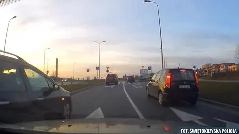 Kierowca wymusił pierwszeństwo