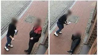 Obcokrajowiec zasłabł przed komisariatem