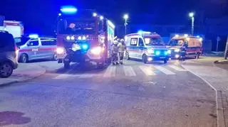 Strażacy zostali zaalarmowani w czwartek wieczorem