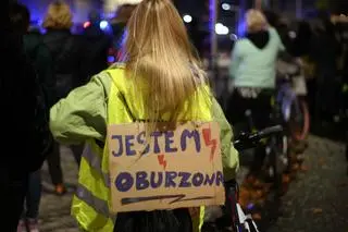 Protest przeciwko decyzji TK we Wrocławiu
