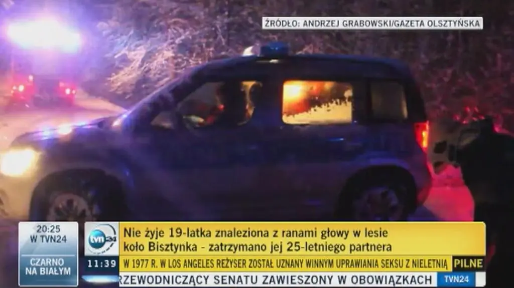 Nie żyje 19-latka znaleziona z ranami głowy w lesie 