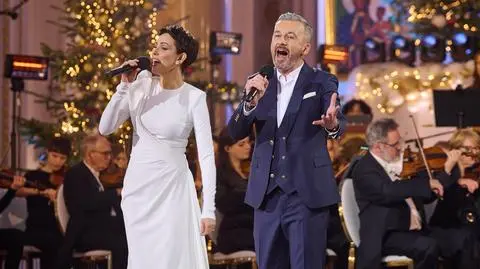 "Wspólne kolędowanie", Dorota Gardias i Krzysztof Skórzyński 