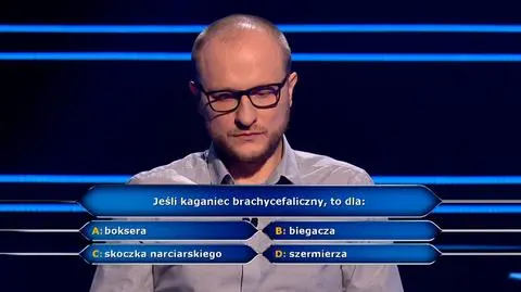 Pytanie w "Milionerach" o kaganiec brachycefaliczny