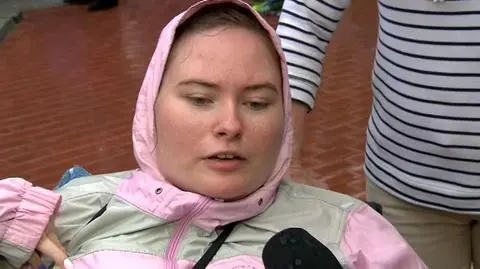 Protestujący niepełnosprawni domagają się pomocy od rządu