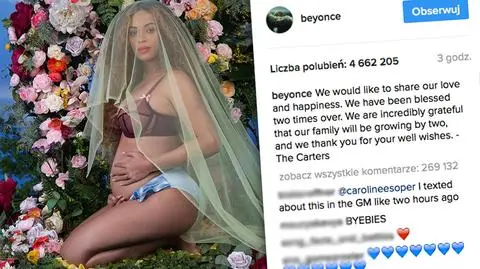 Beyonce w ciąży. Jesteśmy pobłogosławieni podwójnie