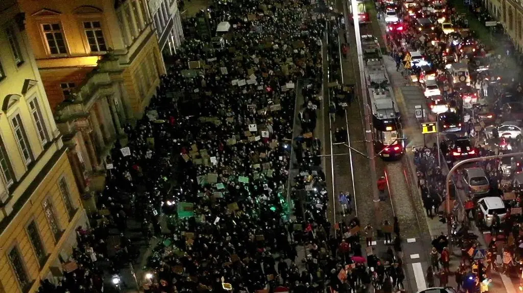 Protest we Wrocławiu