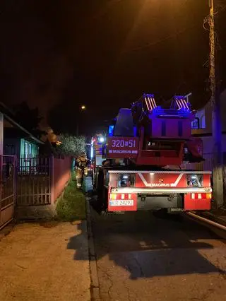 Do pożaru domu doszło w wielkanocny poranek w Skawinie (woj. małopolskie)