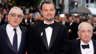Martin Scorsese, Robert De Niro i Leonardo DiCaprio na premierze w Cannes