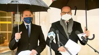 Dariusz Joński i Michał Szczerba przed prokuraturą
