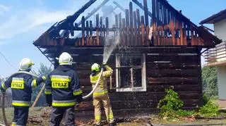 Tragiczny pożar w Nisku na Podkarpaciu, nie żyje 77-latek